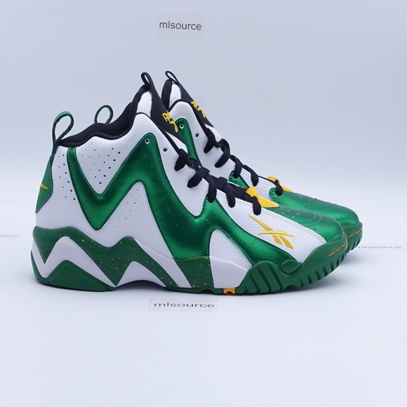 NEW Reebok Hurrikaze II Sonics Basketball Shoes GZ1566 - Picture 3 of 7